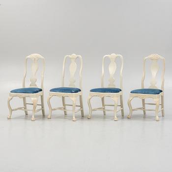 Four 18th Century Chairs.