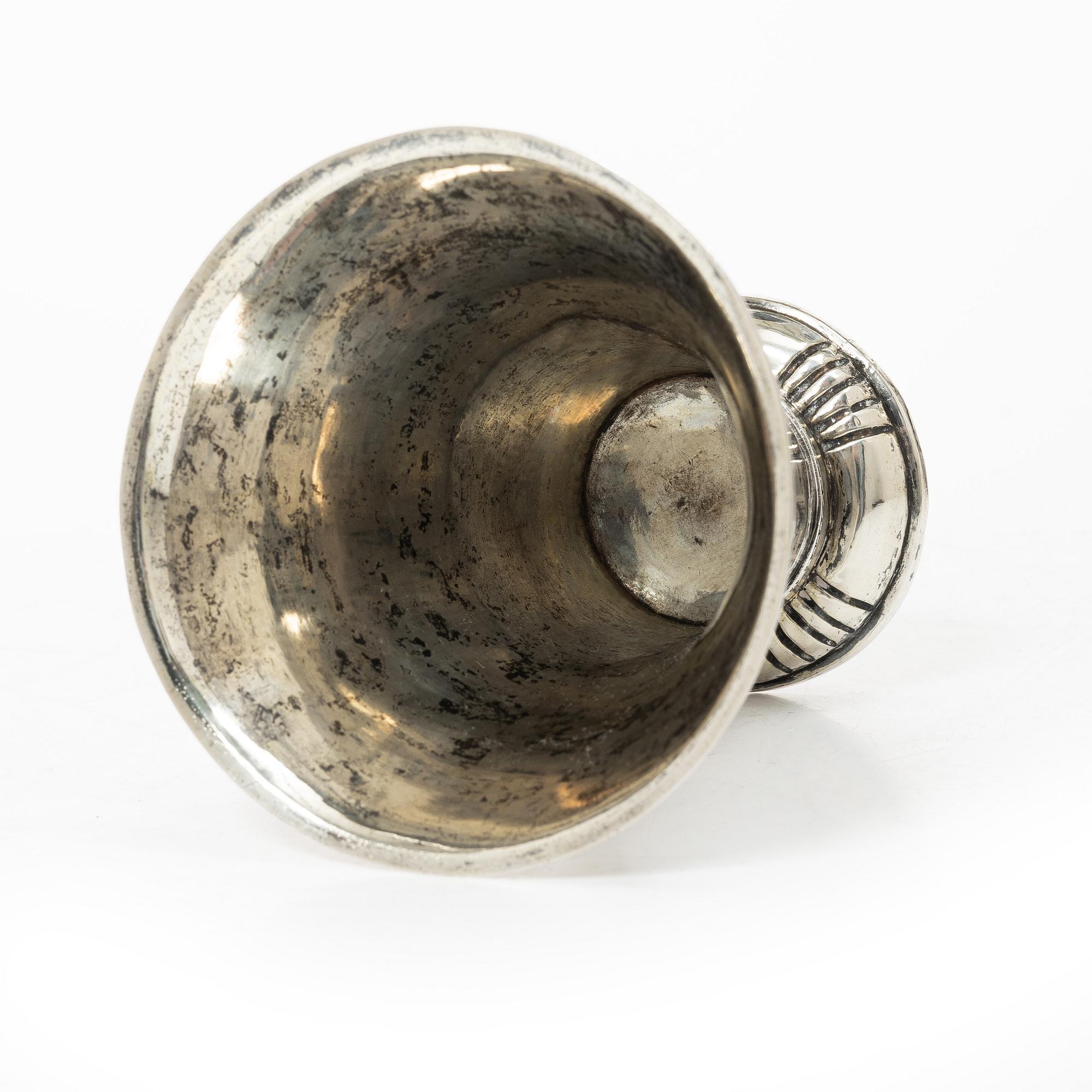 A parcel-gilt silver beaker, mark of Anders Gottfrid Roos, Turku, Finland, 1811.