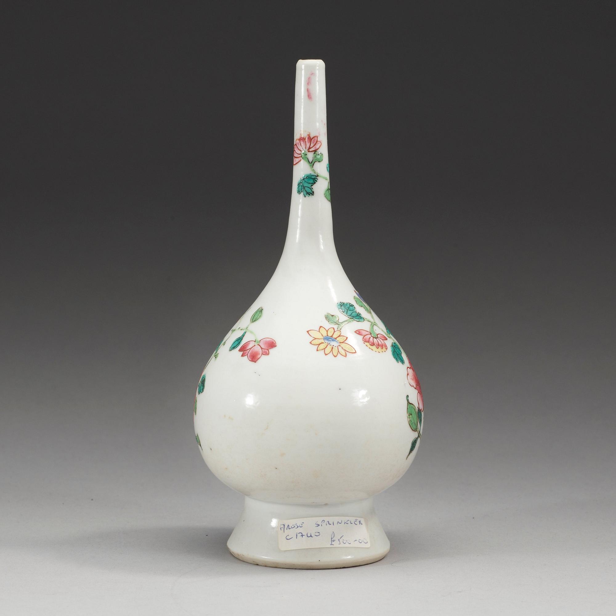 VATTENDROPPARE, kompaniporslin. Qing dynastin, Qianlong (1736-95).