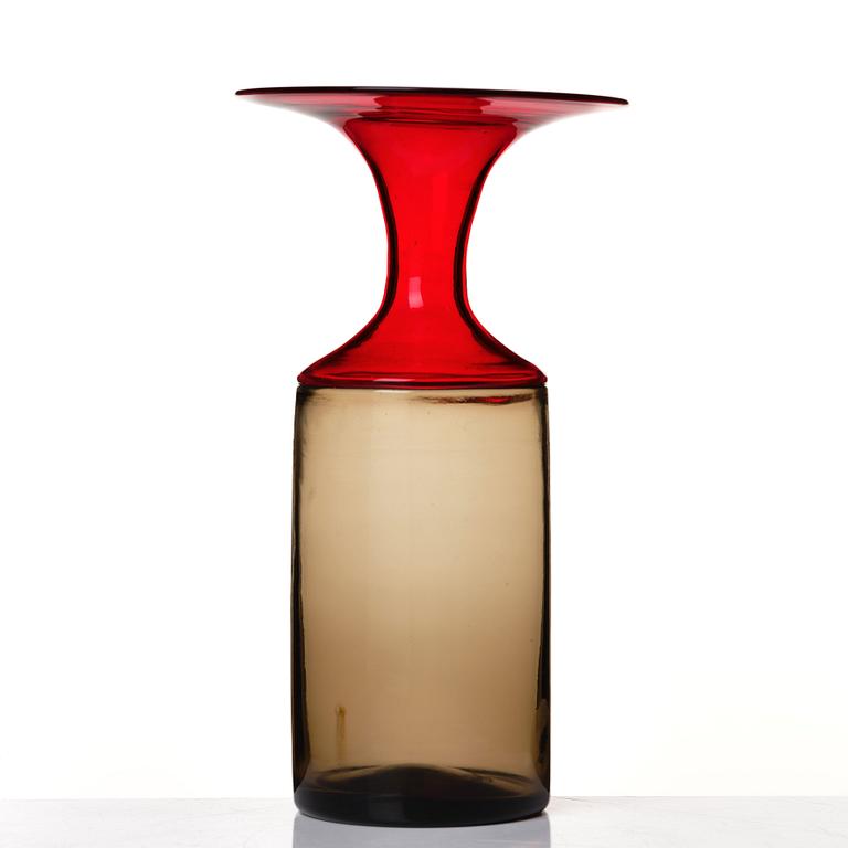 Tapio Wirkkala, a "Lapponi" glass vase, Venini, Italy 1960's.