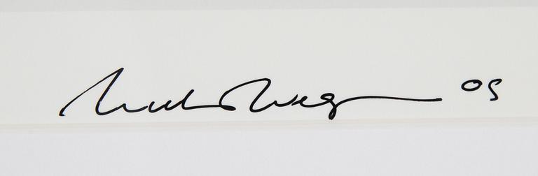 William Wegman, photograph, signed and dated -05.