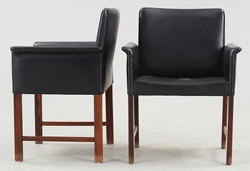 KARMSTOLAR, ett par, Hans Olsen, CS Möbler, 1960-tal.