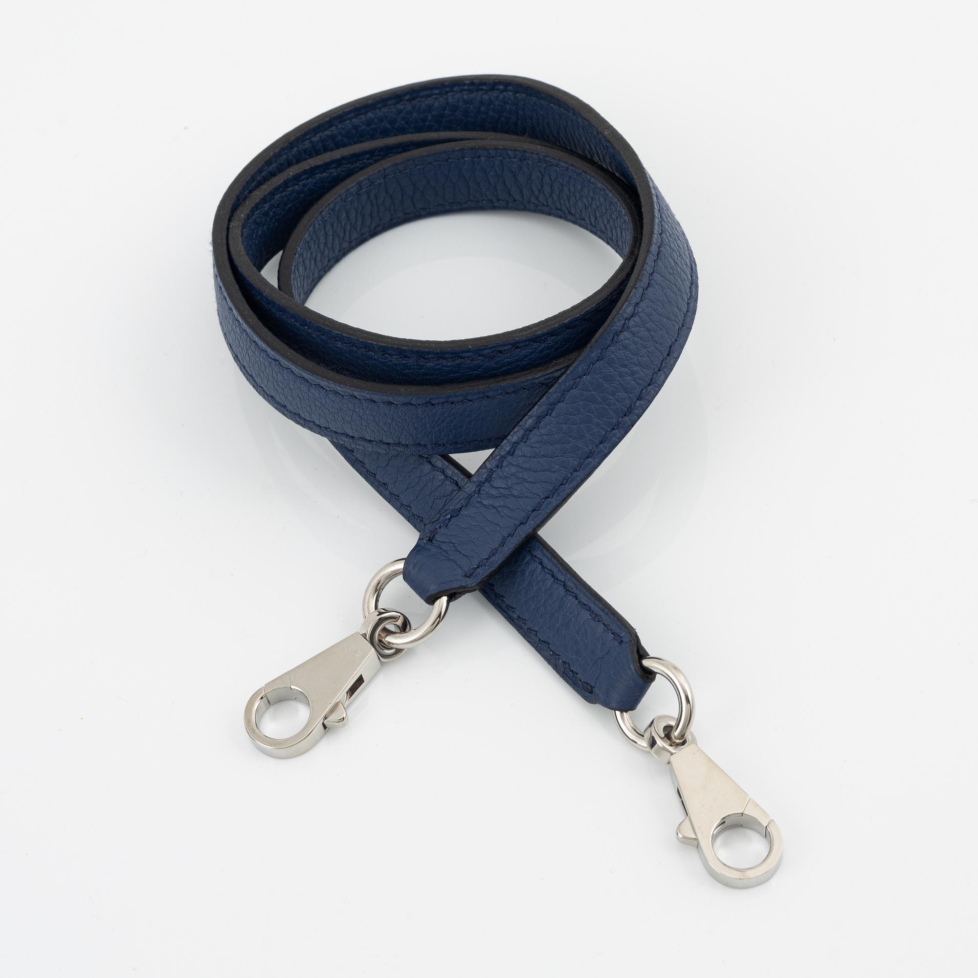 Hermès, a Navy blue Clemence 'Kelly 32', 2006.