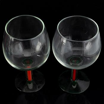 Glas, 12 stycken (10+2). Reijmyre, 1900-tal.