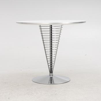 Verner Panton, a "Vire Cone" table, Fritz Hansen, Denmark, 1989.