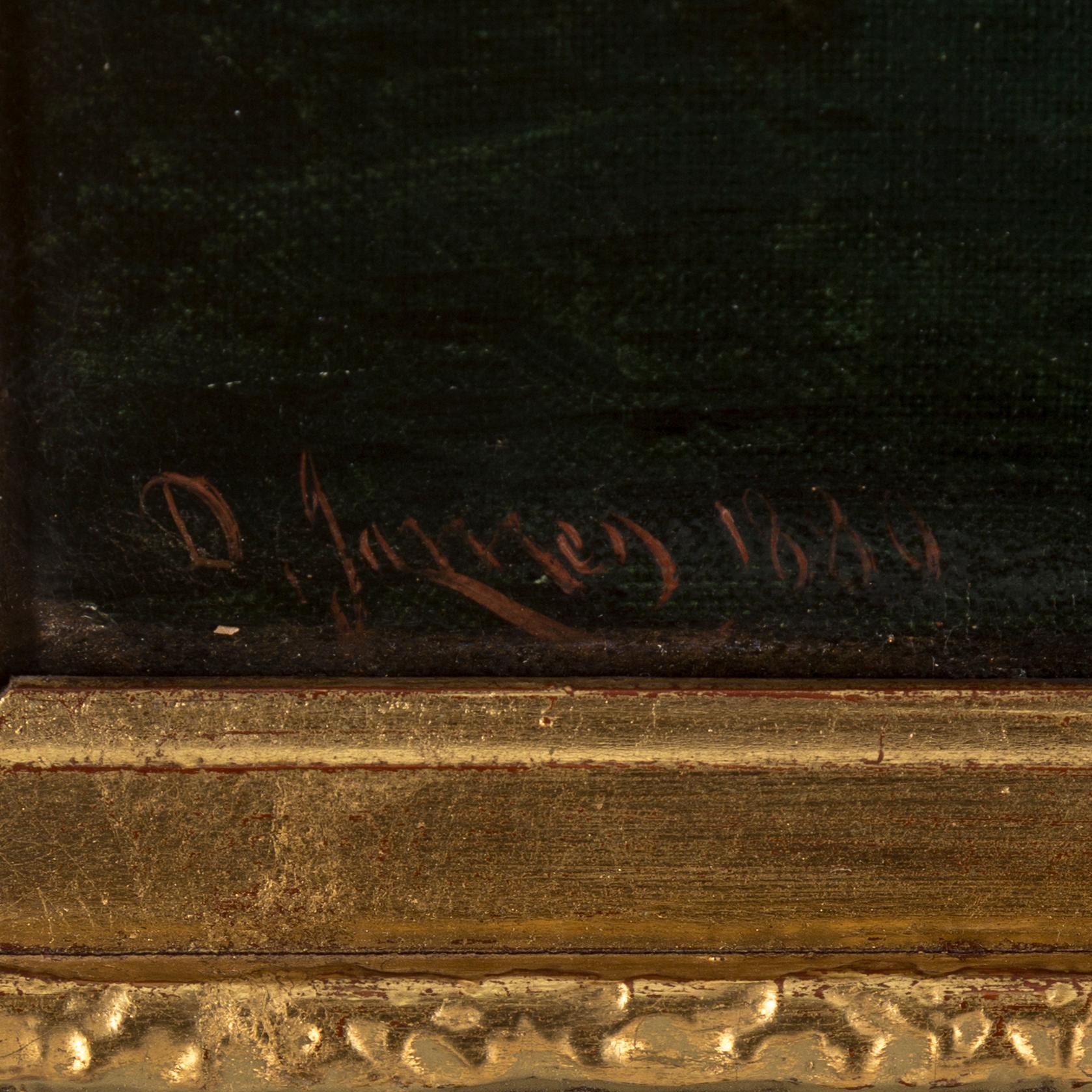 DAVID JAMES, oil on canvas, signed and dated 1884.