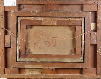 OKÄND KONSTNÄR, olja på duk, England 1800/1900-tal, bär otydl sign.