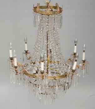 TAKKRONA, empirstil, 1800-talets slut. Höjd 103 cm.