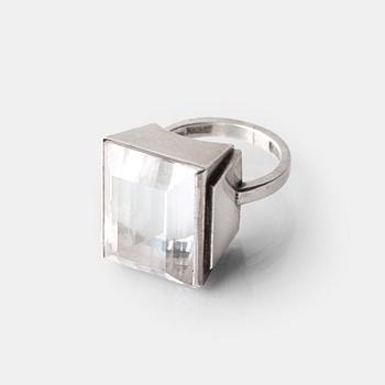 100. Wiwen Nilsson, ring, sterling silver, Lund 1968.