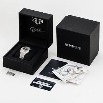 HEUER, Carrera, "Ronnie Peterson", Limited Edition,  chronograph, wristwatch, 38 mm.