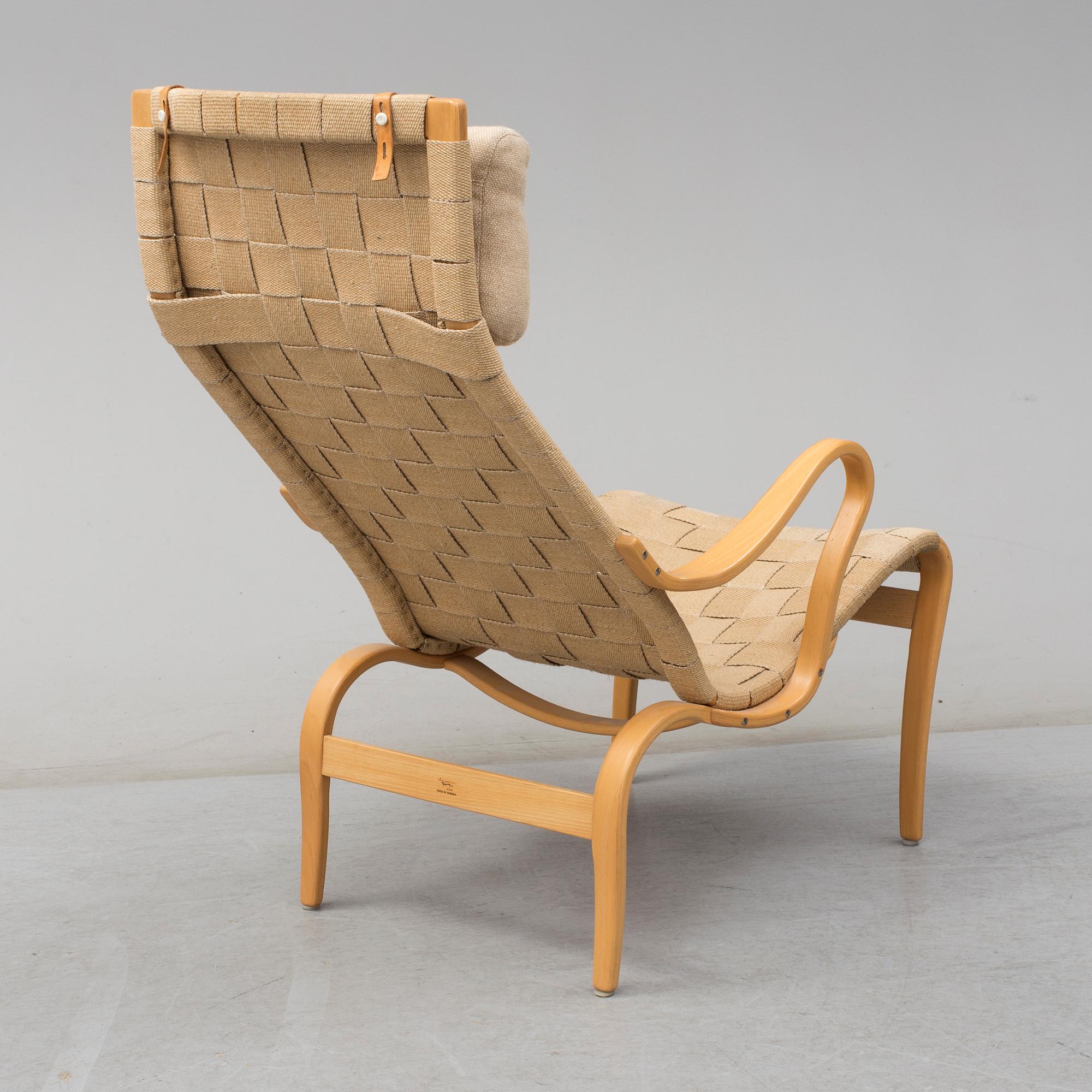 BRUNO MATHSSON, fåtölj, "Miranda / Mi 427", Bruno Mathsson design, 1900-talets andra hälft.