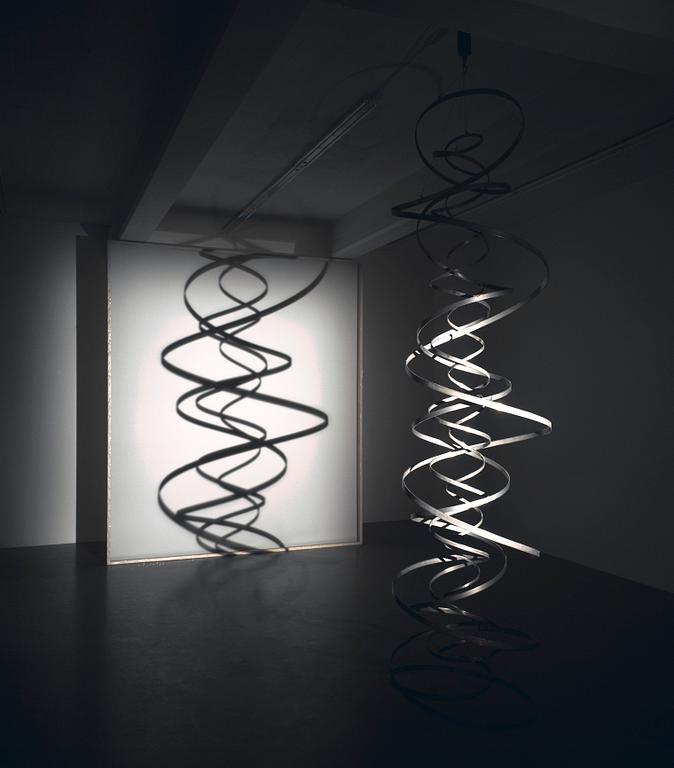 Olafur Eliasson, "Quadruple Spiral Projection".
