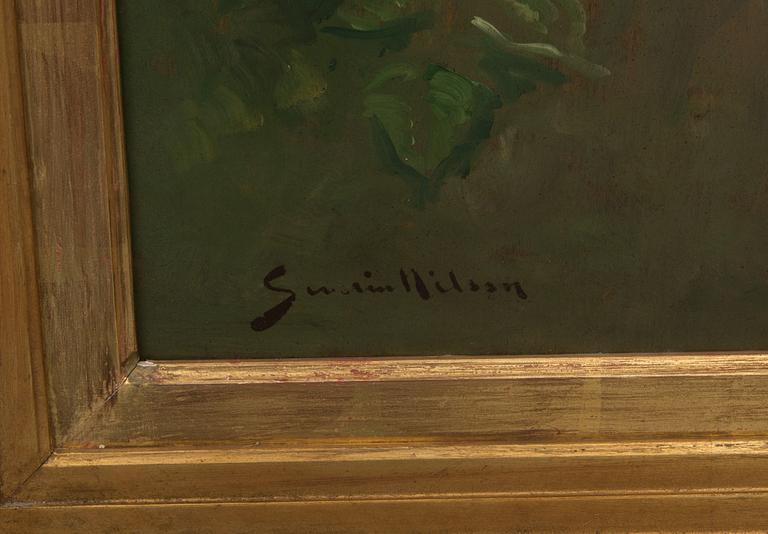 SEVERIN NILSON, olja på pannå, signerad.