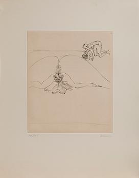 HANS BELLMER, "Les anagrammes du corps". 10 etchings, 1973, each signed in pencil and numbered 72/100.
