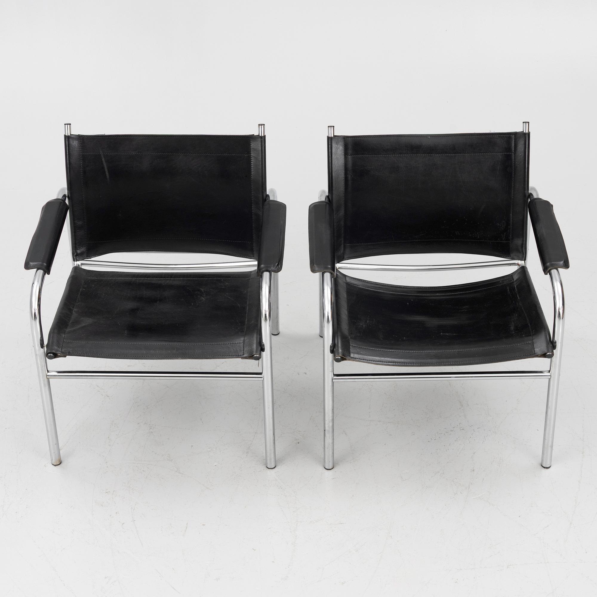 Tord Björklund, a pair of 'Klinte' armchairs, IKEA, 1980s.