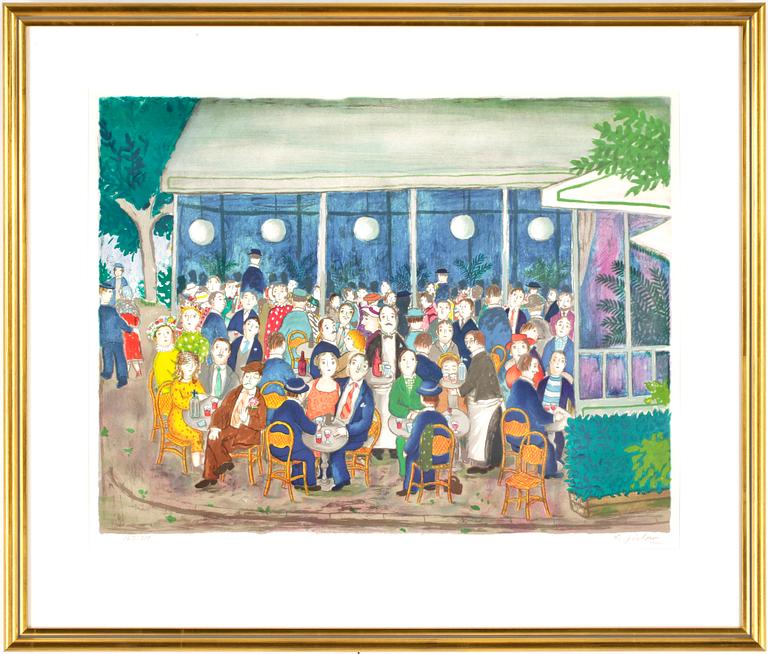 LENNART JIRLOW, färglitografi, 163/310, sign.