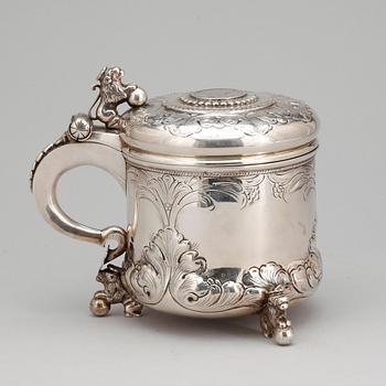 STOP, silver, barockstil, C. Michelsen, Danmark, 1900-talets mitt. vikt ca1000g.