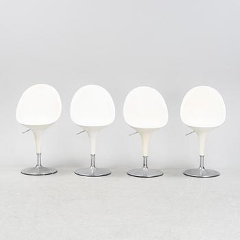 Stefano Giovannoni, a set of four 'Bombo chair', bar chairs, Magis, Italy.