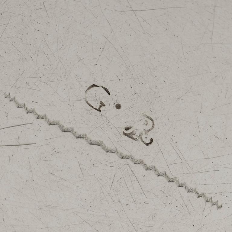 Augustinus Rudman, bägare, silver, Gävle (verksam 1696-1746). Karolinsk.