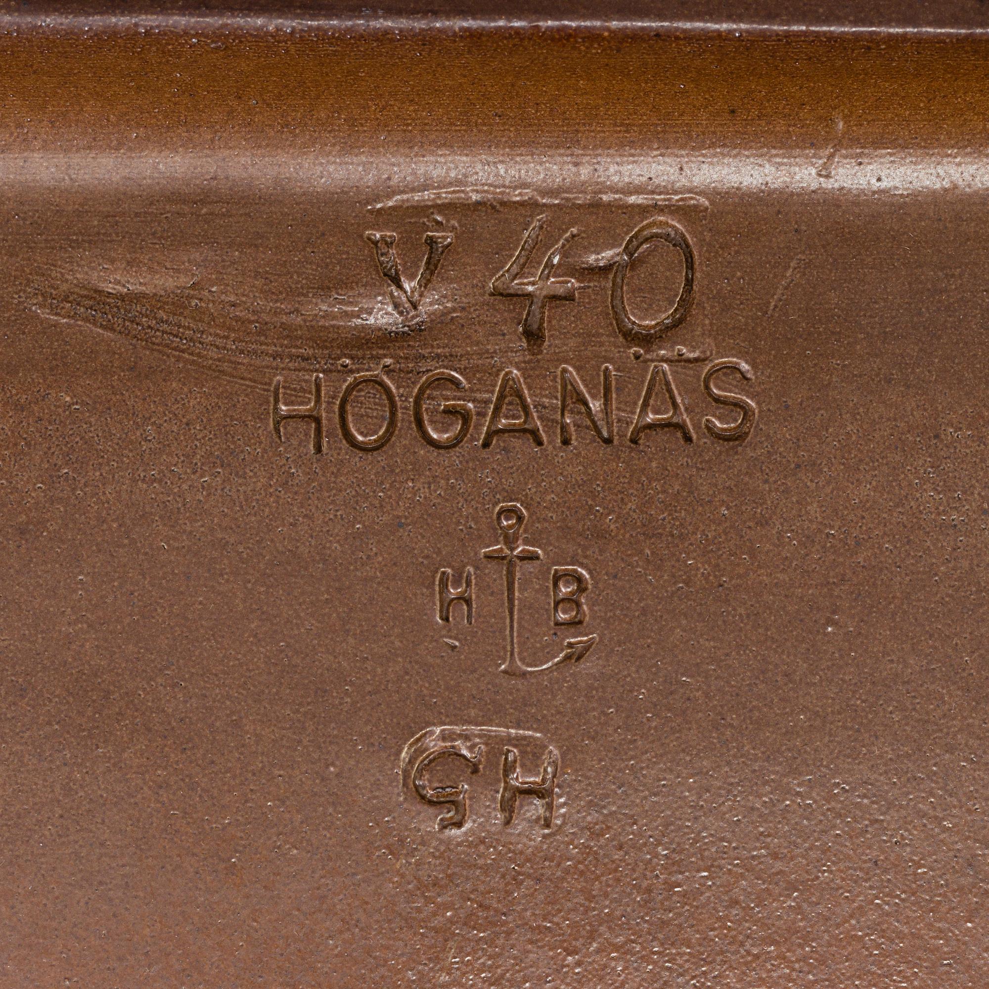 TVÄTTHO/HANDFAT, stengods, Höganäs V 40.