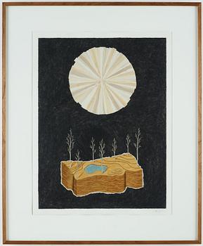 WILLEM ANDERSSON, signed and dated 2010, collage, oil and Indian ink on paper.