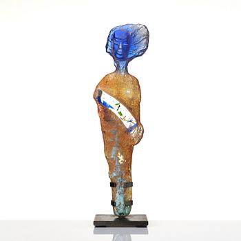 Björn Ekegren, a unique Swedish sand casted glass sculpture, 2008.