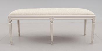 BÄNK, gustaviansk stil, sent 1900-tal.