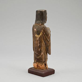SKULPTUR, trä, orientalisk.
