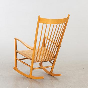 HANS J WEGNER, rocking chair , J16, Denmark.