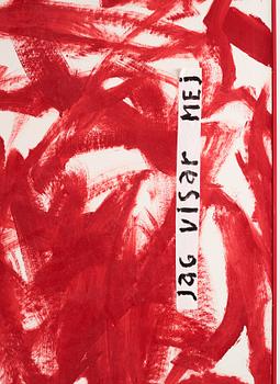 Elis Eriksson, Elis Eriksson, signed EEE through Anita Jobsmyr on verso. Canvas 208 x 208 cm.