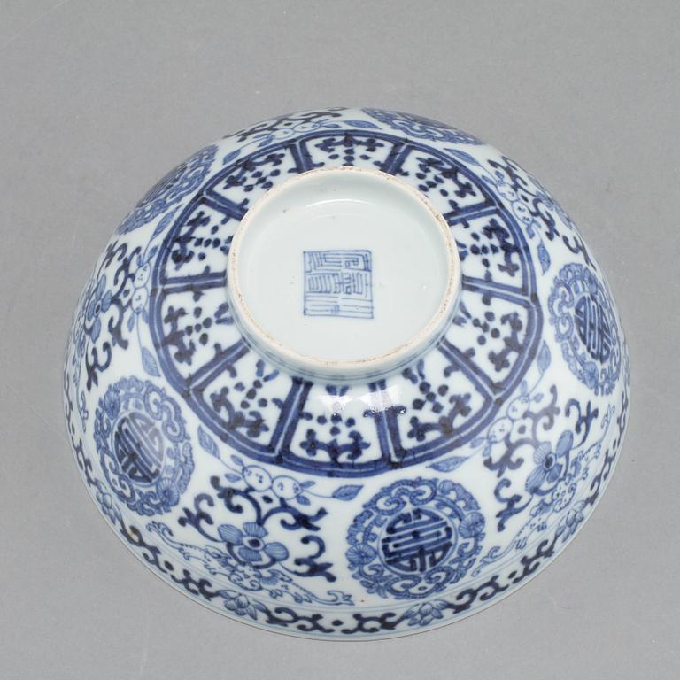 SKÅL, porslin, Kina, 1800-tal.
