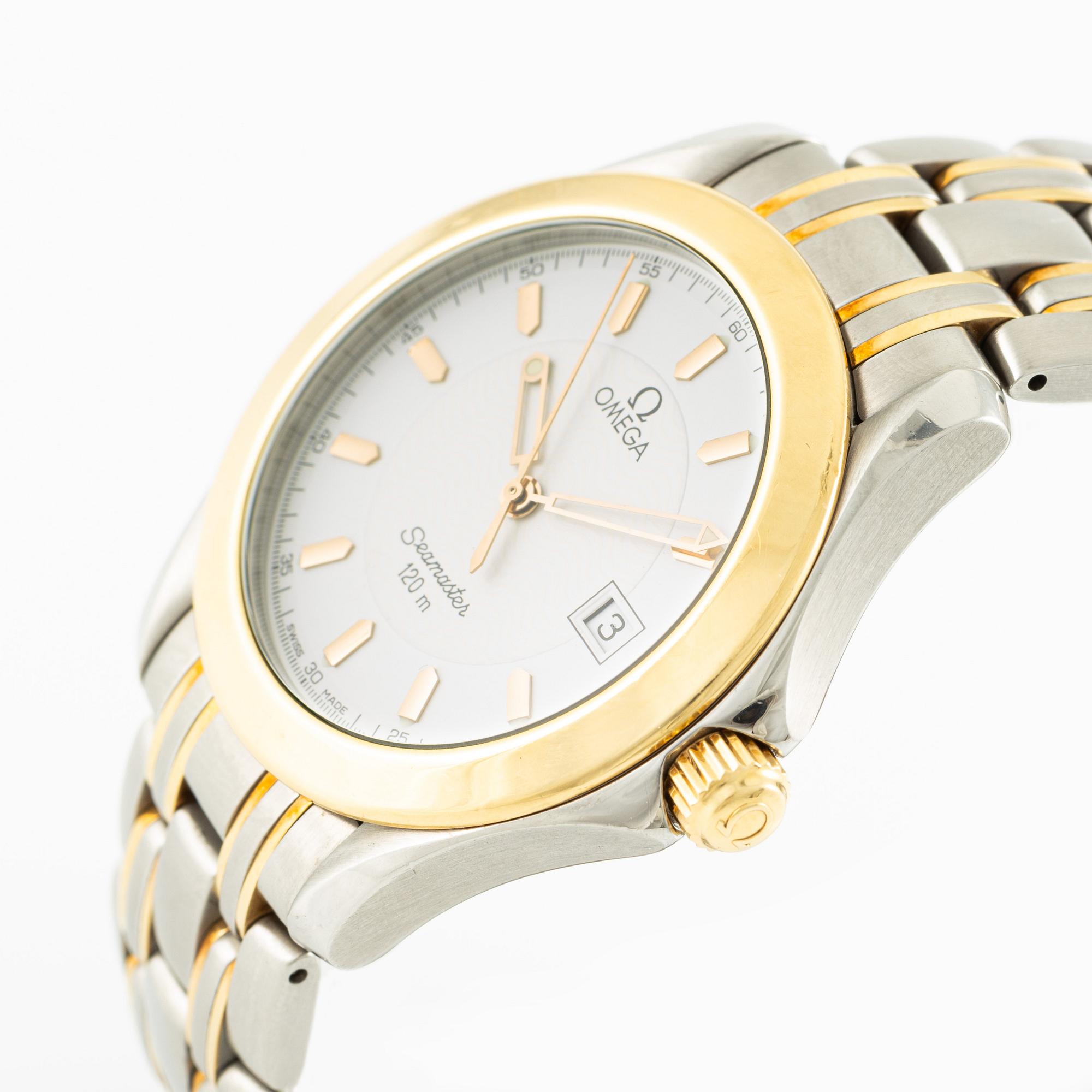 Omega, Seamaster, 120m, wristwatch, 36 mm.