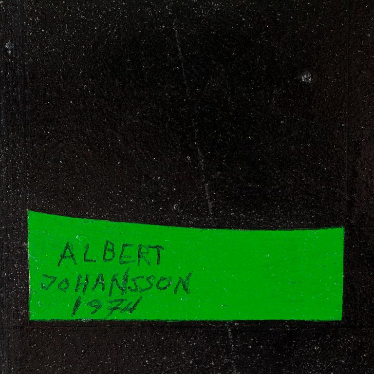 ALBERT JOHANSSON. Olja på pannå. Sign Albert Johansson o dat 1974.