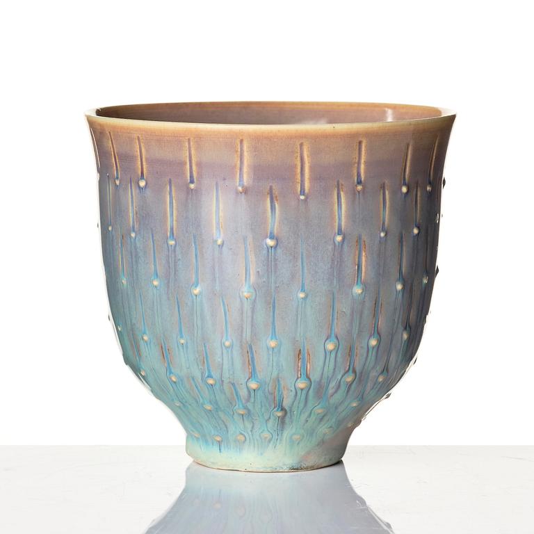 Stig Lindberg, a stoneware vase, Gustavsberg Studio 1944.