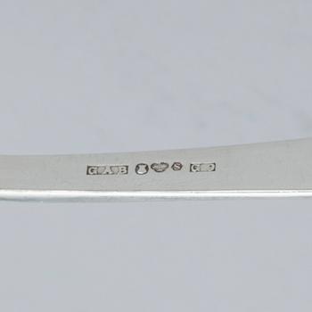 BESTICKUPPSÄTTNING, 103 delar, silver, "Rosenholm", GAB, 1900-talets slut. Total vikt ca 3945 g.