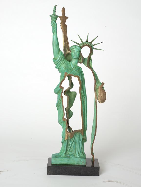 Arman (Armand Pierre Fernandez), "Slice of Liberty".