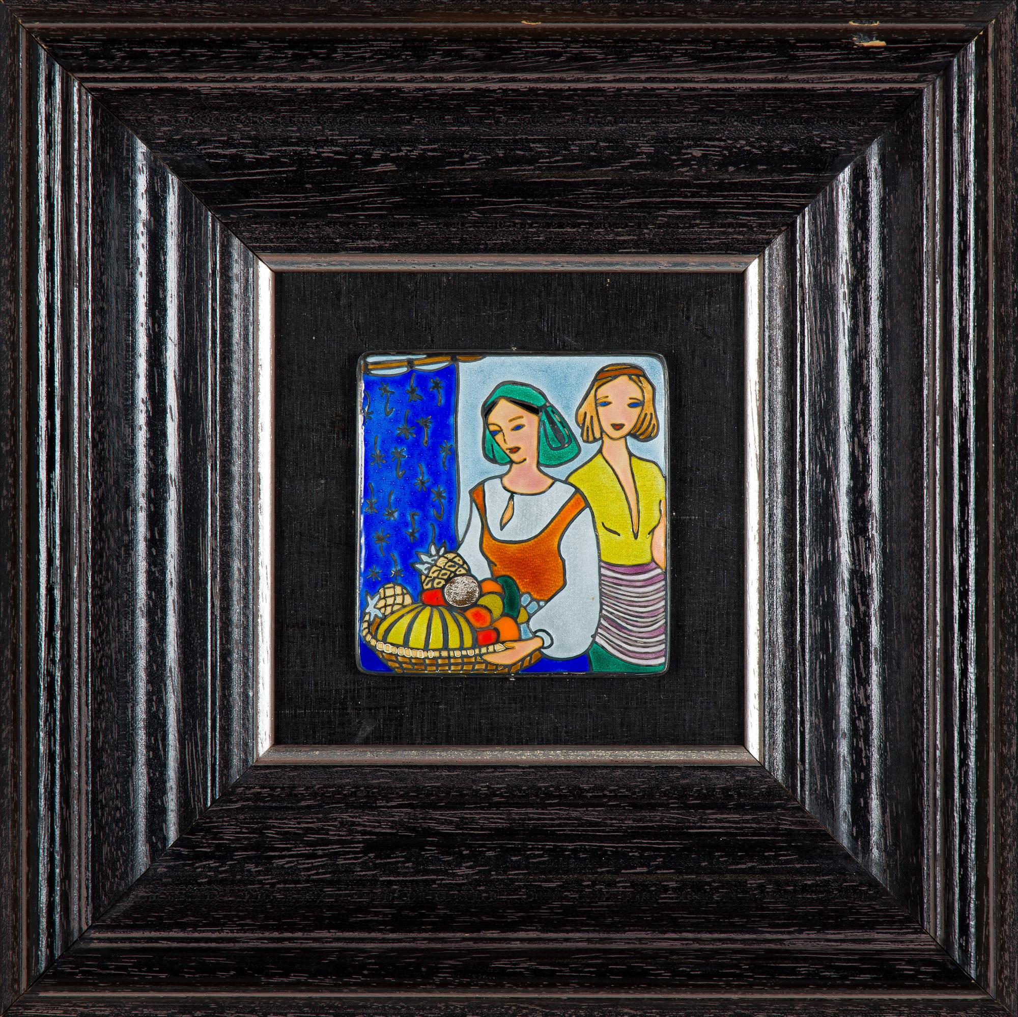 Kirsti Ilvessalo, Silver and enamel, probably A. Tillander, Helsinki.