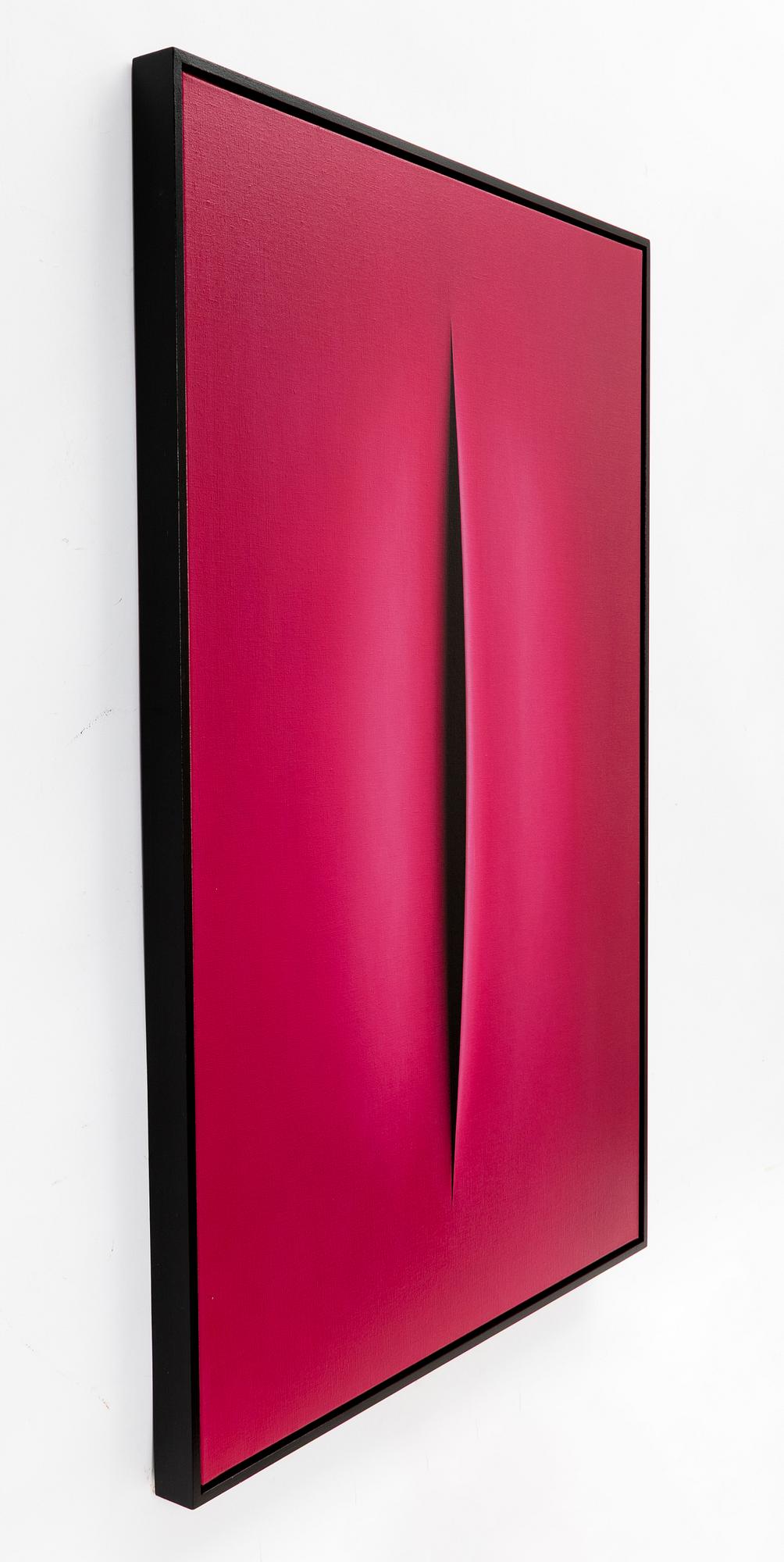 Ralf Arzt, "Trompe l'oeil Hommage à Fontana 2.0 VI".