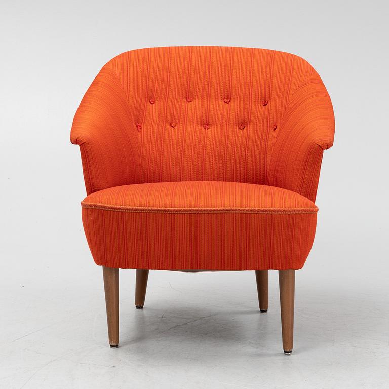 Carl Malmsten, a 'Lillasyster' easy chair for OH Sjögren, second half of the 20th Century.