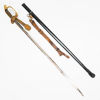 An Infantry Officer Sword, M1922, Finland, latter half of the 20th century.