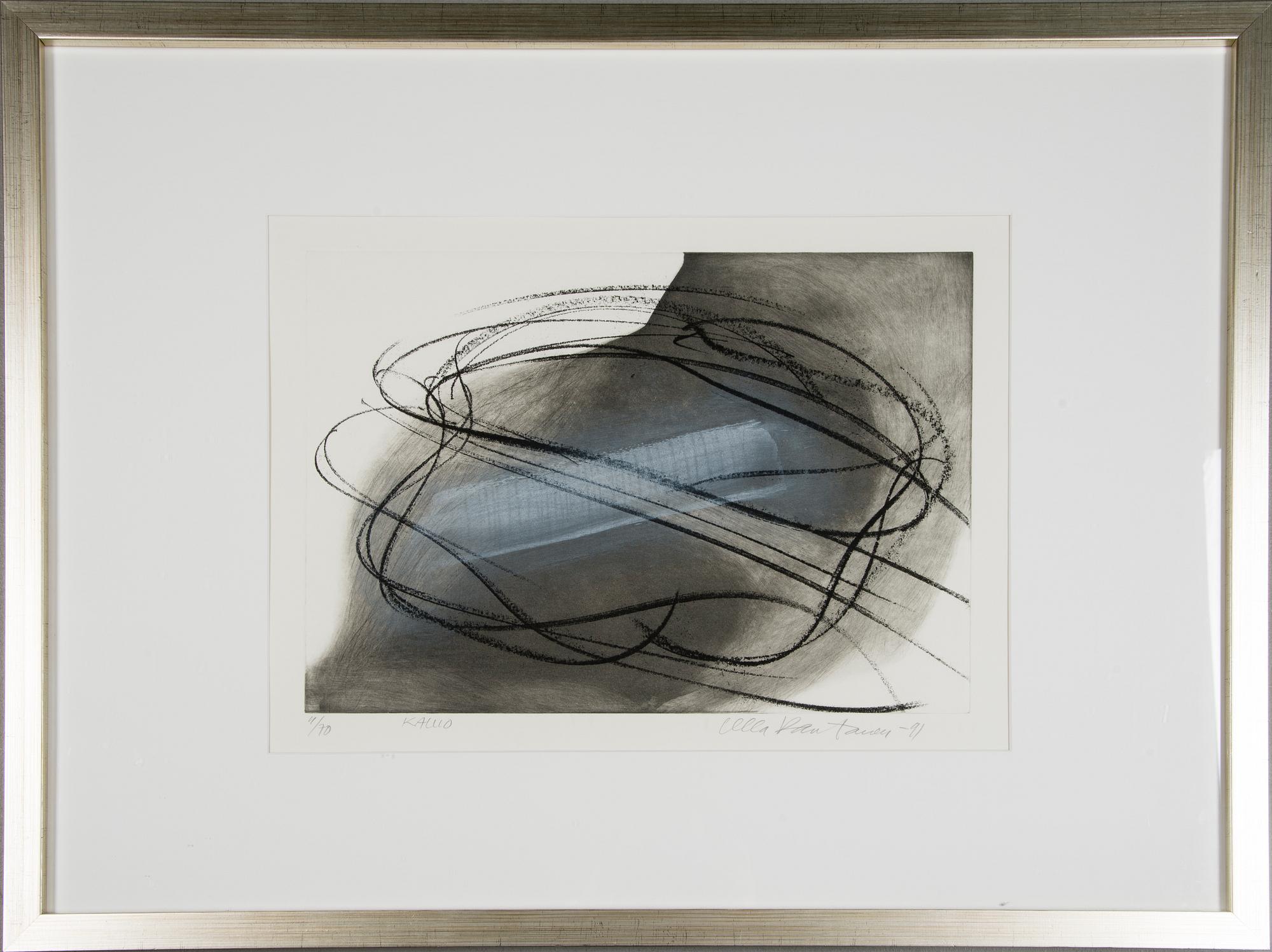 ULLA RANTANEN, etsning, signerad, numrerad 11/70, och daterad -91.