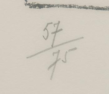 Joan Miró, from the series "Ubu Roi" (King Ubu).