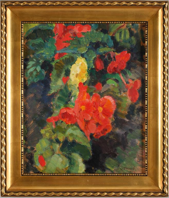 VERNER THOMÉ, olja på pannå, signerad och daterad 1922.