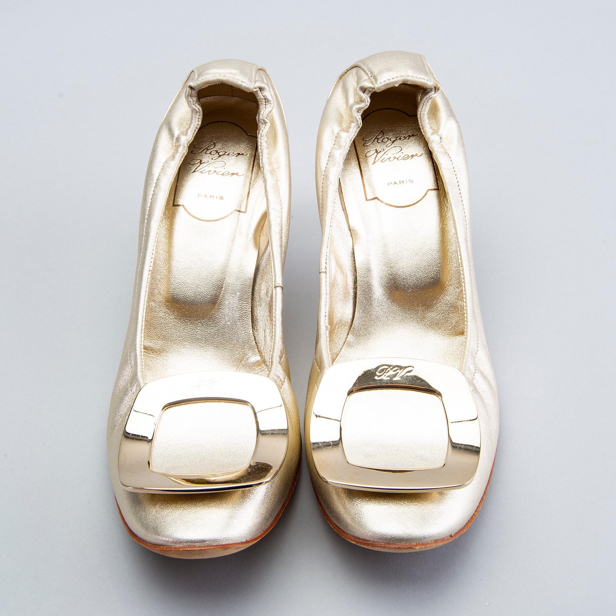 Tods`s och Roger Vivier, skor 2 par 37-37,5 enligt märkning.