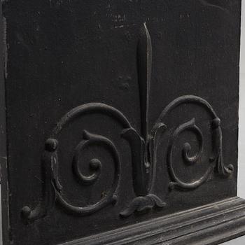 Folke Bensow, A Folke Bensow Swedish Grace cast iron stool, model 'Taburett Nr 1', Näfveqvarn, Sweden circa 1925.