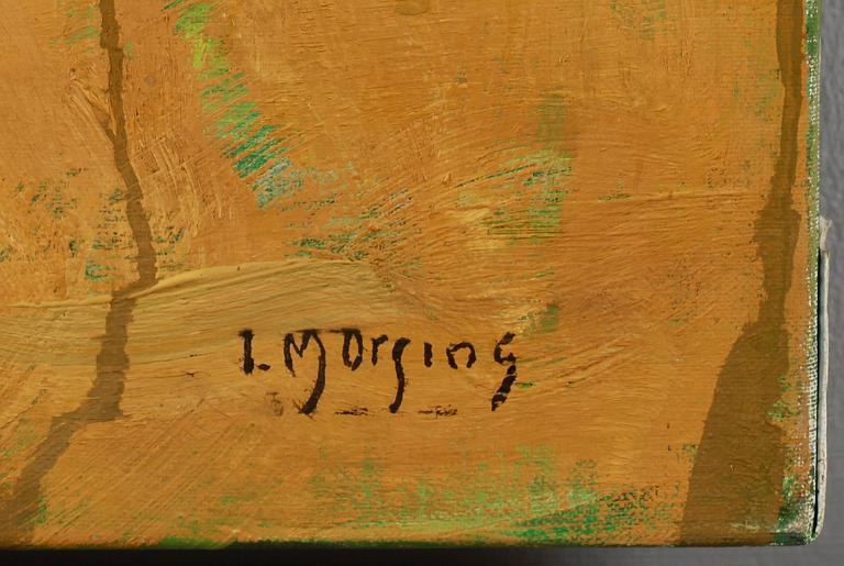 IVAR MORSING, oil on canvas, stamp signature.
