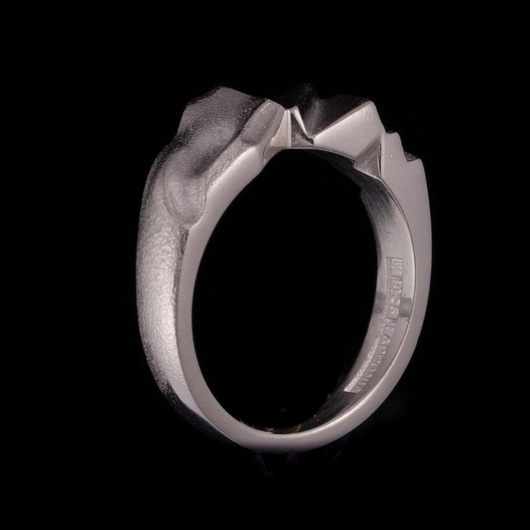 ZOLTAN POPOVITS, RING,  "Krystal" sterling silver, Lapponia exportstämpel.