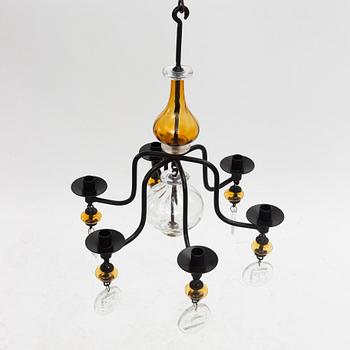 Erik Höglund, a chandelier, Boda Smide, second half of the 20th Century.