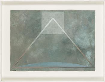 Pekka Ryynänen, watercolour / gouache, signed and dated -88.