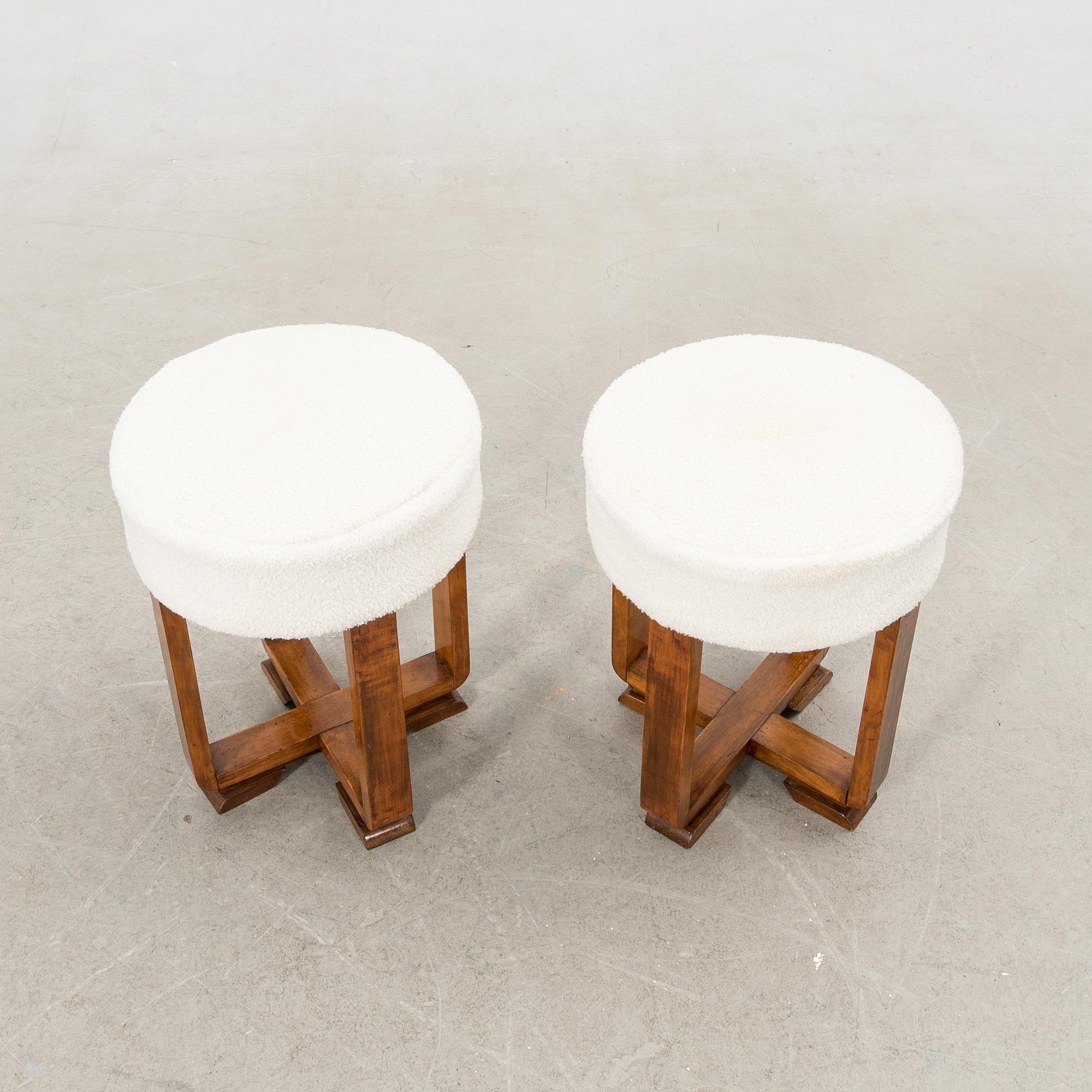 Pallar, ett par, Art Deco, 1900-talets första hälft.